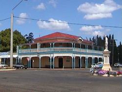 Hotel Radnor, Blackbutt Queensland. 
Named after an unfortunate event.